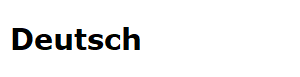 Deutsch