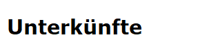 Unterknfte