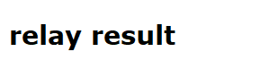 relay result